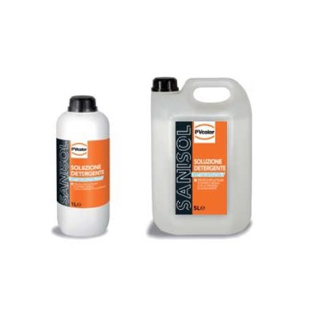 Sanisol Detergente murale soluzione detergente preparatoria 1 e 5 litri